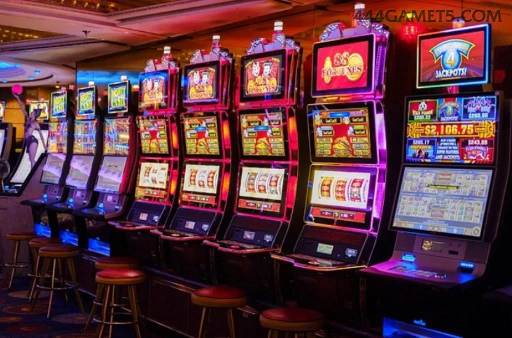 Big win animation on 444game slot Jogo